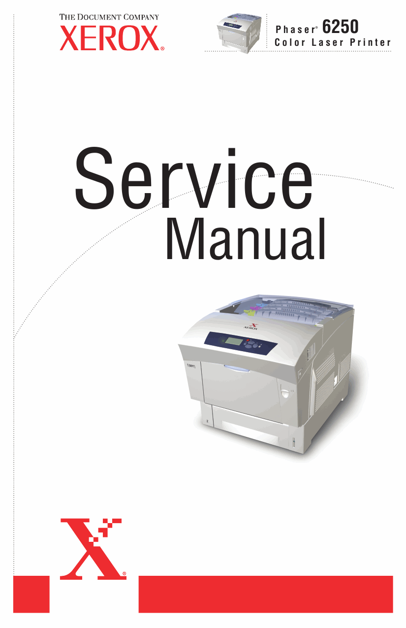 Xerox Phaser 6250 Parts List and Service Manual-1